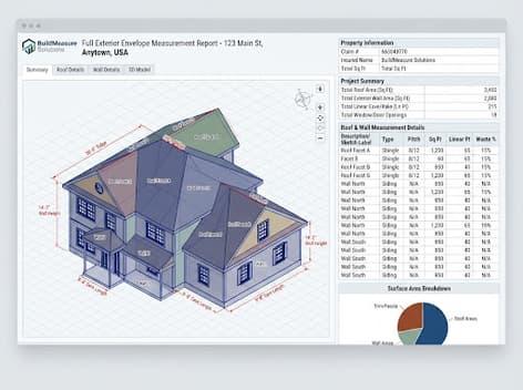 Preview page of the commercial wall report